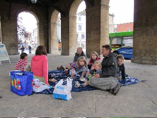 Picnic under the County Hall
