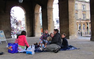 Picnic under the County Hall