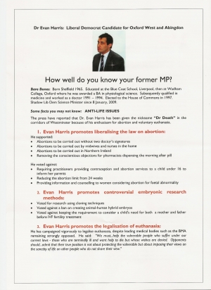 Rev Lynda Rose's leaflet