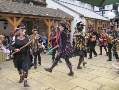 One of the Armaleggan Morris Morris dancers