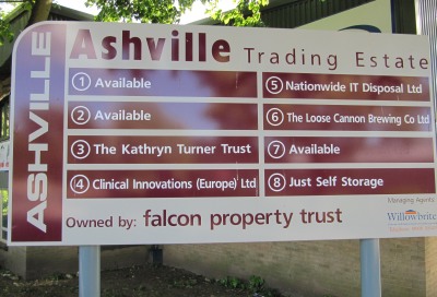 Trading Estate Sign
