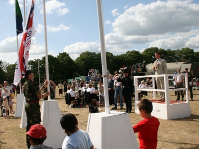 Raising The Flag