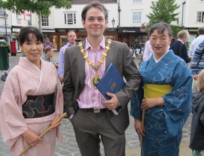 Visitors from Hiroshima