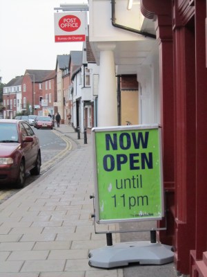 Now Open Until 11pm