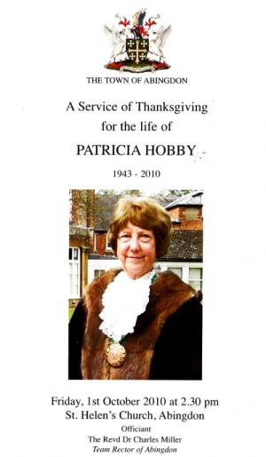 Pat Hobby Thanksgiving Service