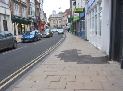 Who tarmaced the new pavement
