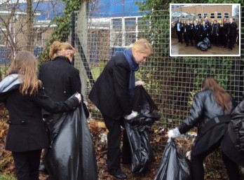 Fitzharrys Year 7 Litter Pick