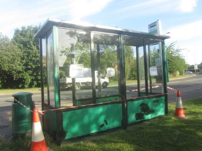 Painting Bus Stops