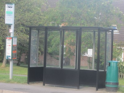 Painting the Bus Stops Black