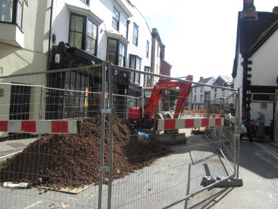 Hole in East St Helen Street