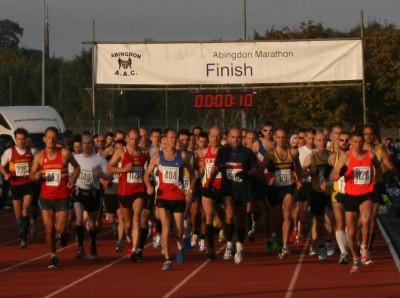 Abingdon Marathon - Leading Men