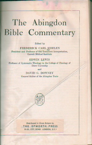 The Abingdon Bible Commentary
