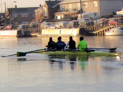 Sport on a cold and frosty morning