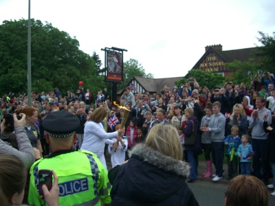 Olympic Torch through Abingdon