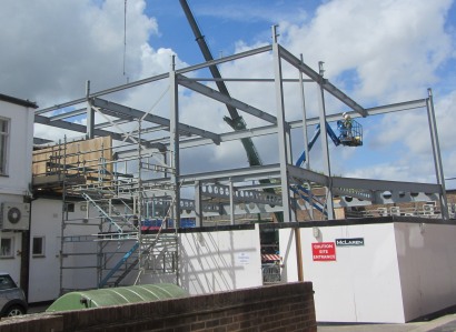 Abbey Shopping Centre going up fast