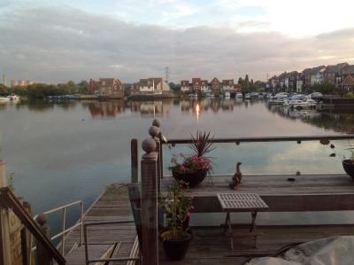 River Views with reflections of heavenly bodies