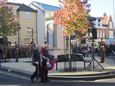 The town pays tribute