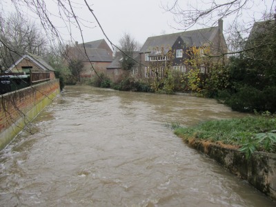 River Ock high water