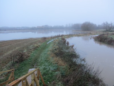 River Ock high water