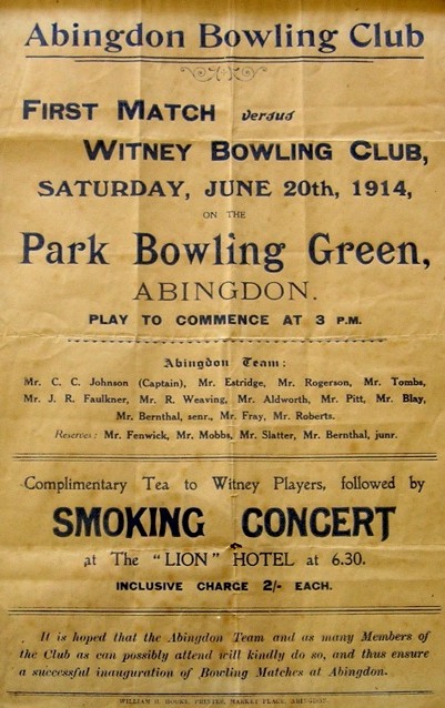 Bowling Centenary Match