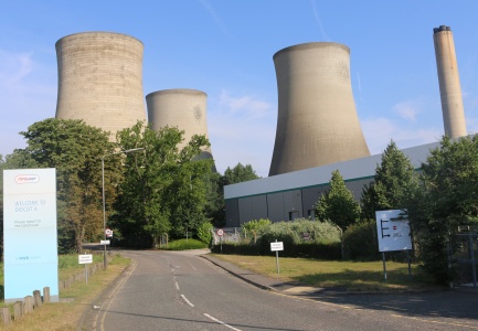 six cooling towers