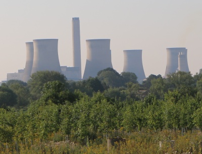 six cooling towers