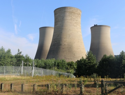 six cooling towers