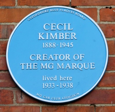 Blue Plaque