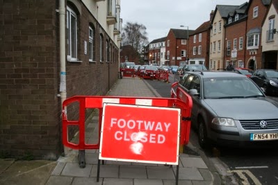 Danger in West St Helen Street