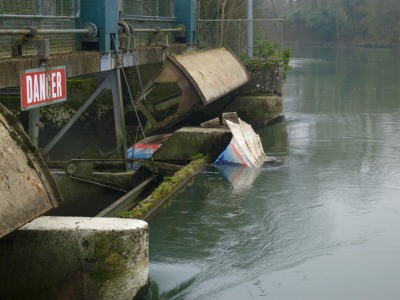 Marooned Boat