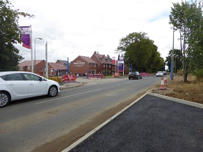 Morland Gardens junction taking shape
