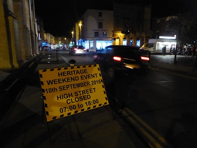 Road Closure Sign