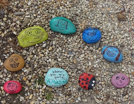 Pebbles, Laundry Bags, Cycleway, Sun and Rain