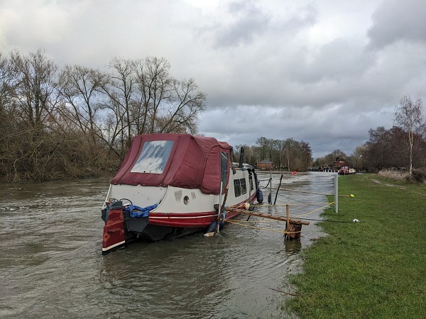 Flood water